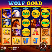 Millioner - Wolf Gold Slot - Casino Spiel